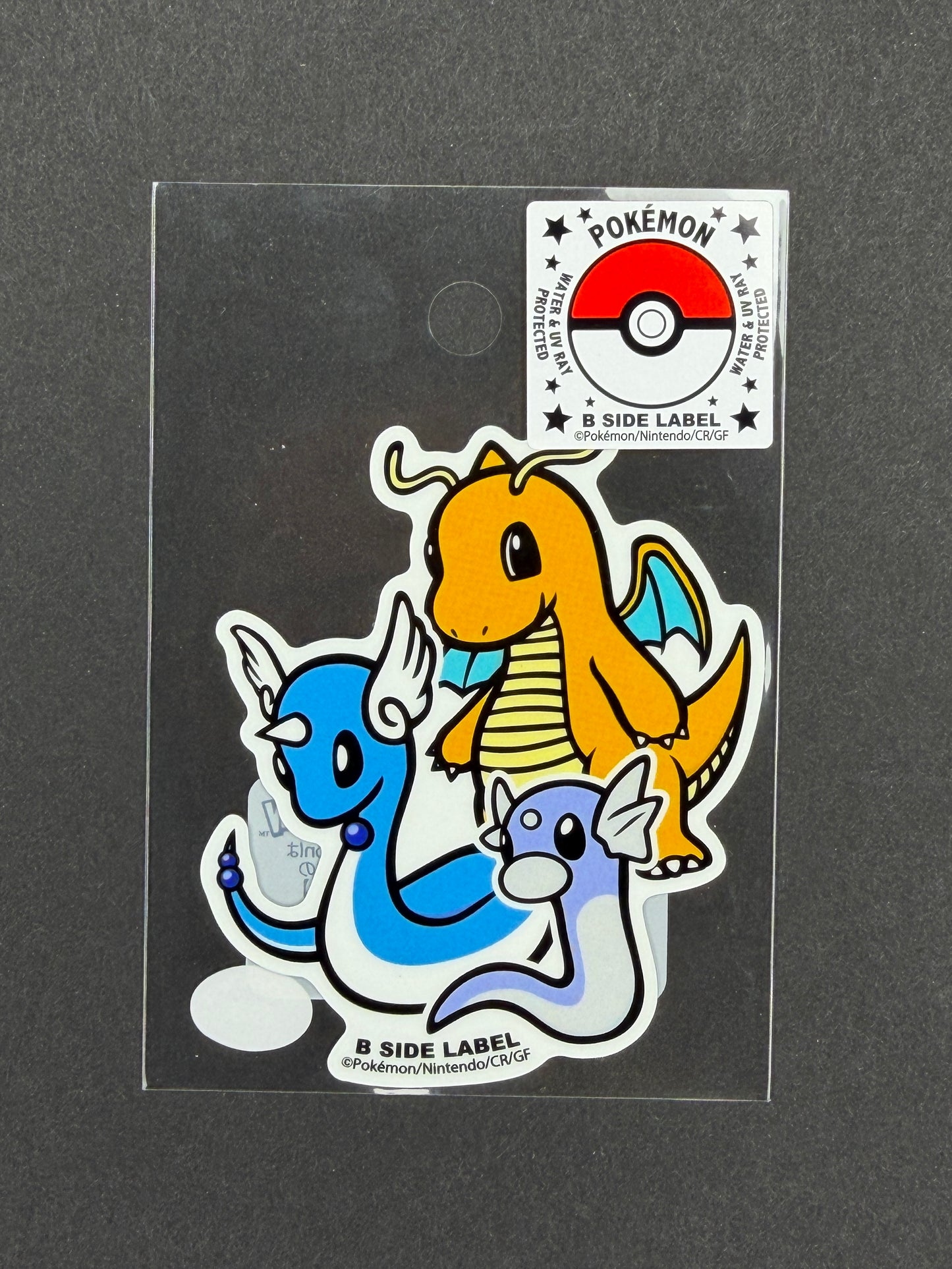 Pokémon - Dratini, Dragonair & Dragonite - B-Side Label Collab Sticker