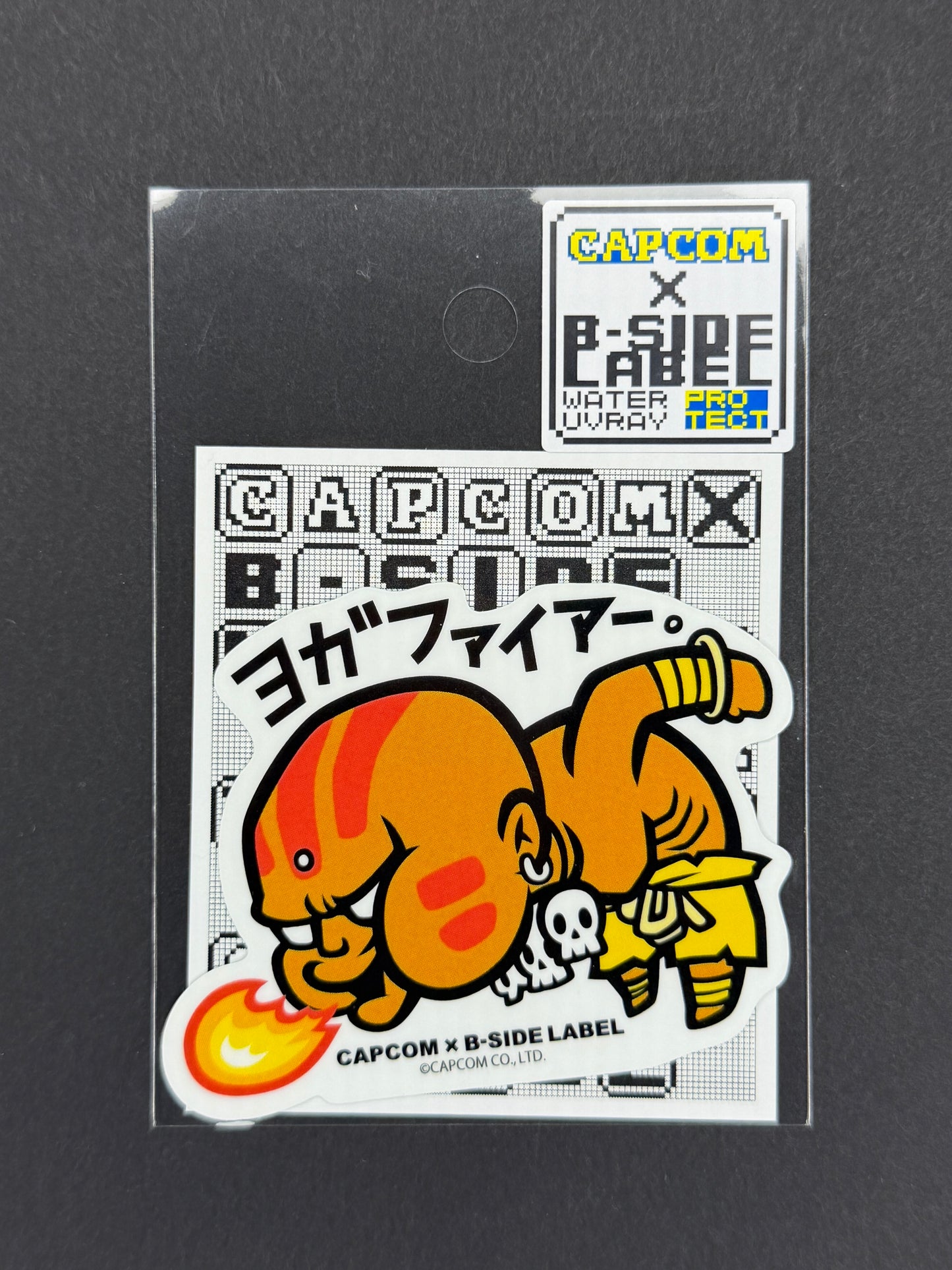 B-SIDE LABEL Collab Sticker - Capcom - Street Fighter - Dhalsim