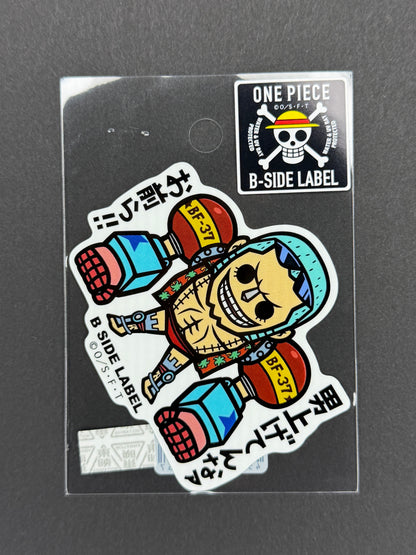 B-SIDE LABEL Collab Sticker - One Piece - Franky (Sabaody)
