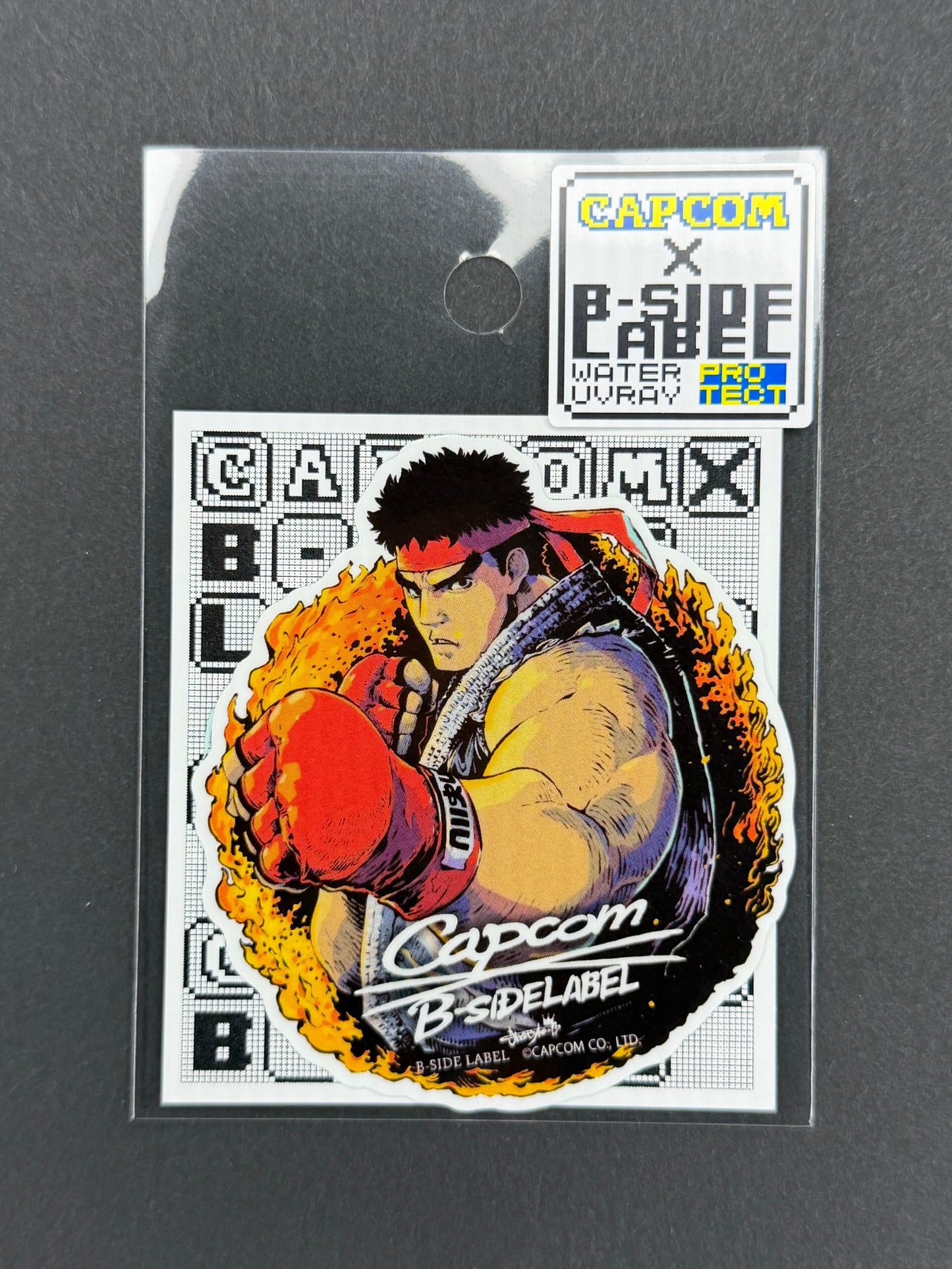 B-SIDE LABEL Collab Sticker - Capcom - Street Fighter - Ryu (Street Fighter 6)