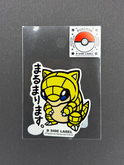 B-SIDE LABEL Collab Sticker - Pokémon - Sandshrew