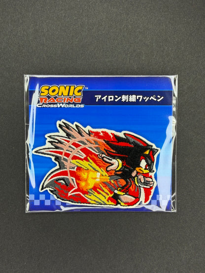 Shadow Racing Patch Sonic Racing CrossWorlds Iron-on Patch - Shadow - Tokyo Game Show 2025 ...