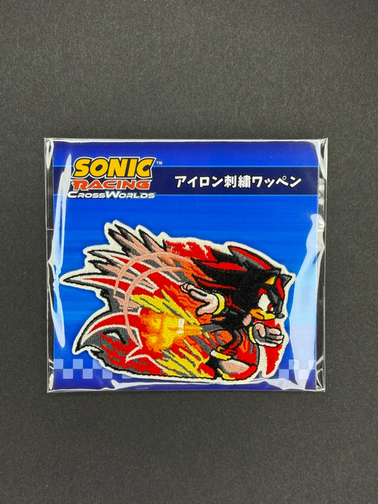 Sonic Racing CrossWorlds Iron-on Patch - Shadow - Tokyo Game Show 2025 Exclusive