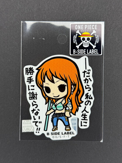 B-SIDE LABEL Collab Sticker - One Piece - Nami (Sabaody)