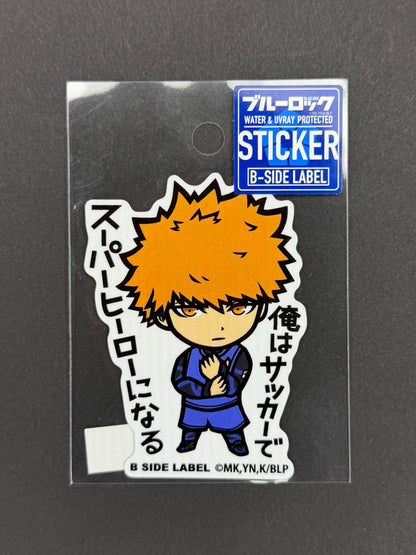 B-SIDE LABEL Collab Sticker - Blue Lock - Kunigami Rensuke