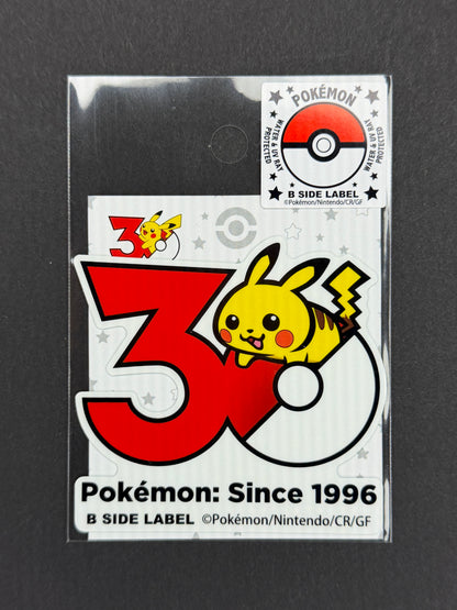 B-SIDE LABEL Collab Sticker - Pokémon - 30th Anniversary