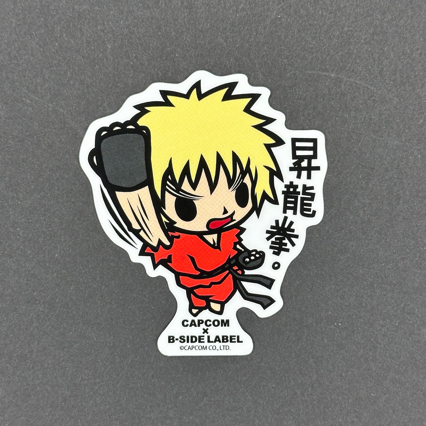 Capcom Street Fighter - Ken - B-Side Label Collab Sticker