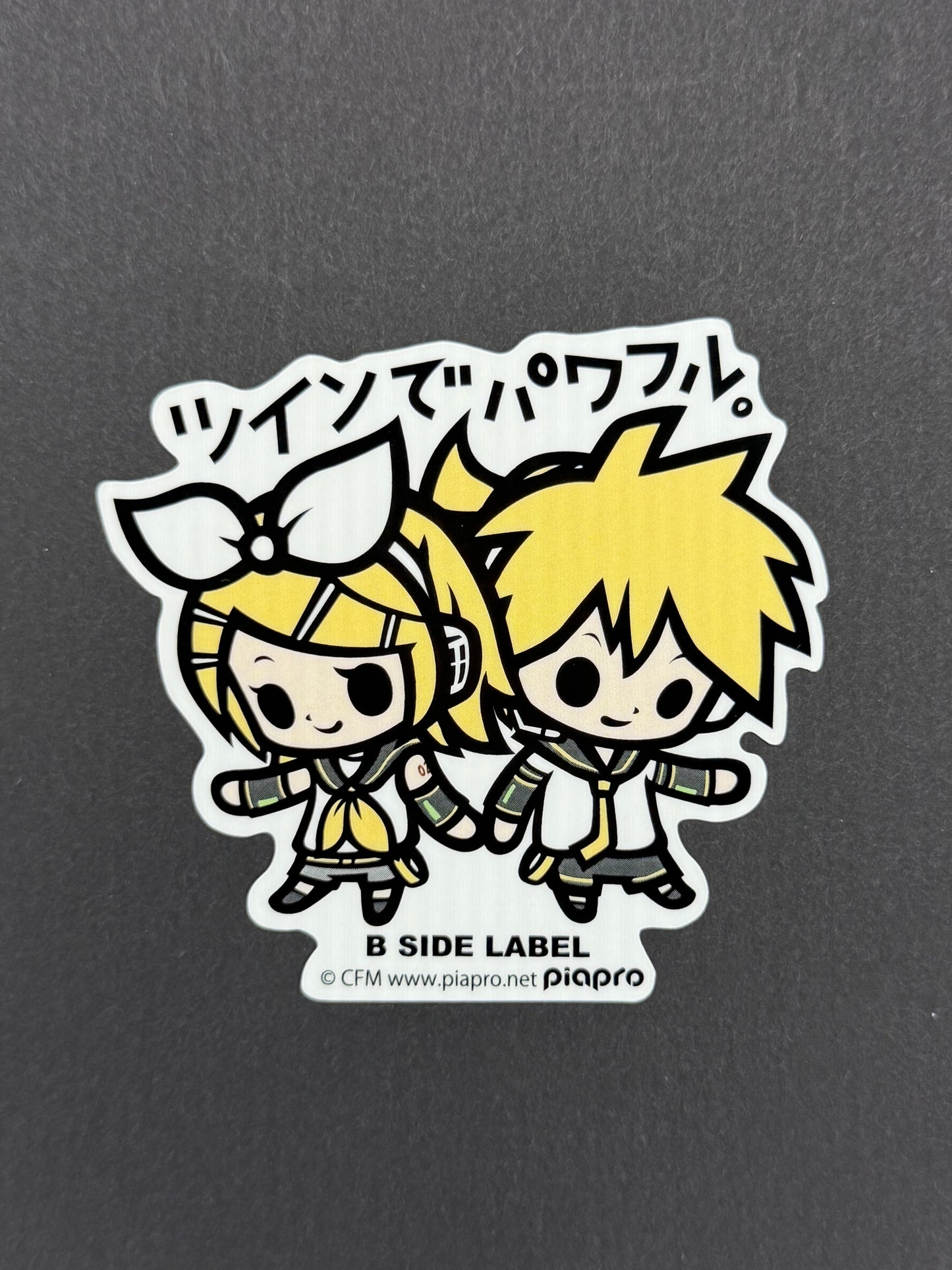 B-SIDE LABEL Collab Sticker - Hatsune Miku - Rin & Ren