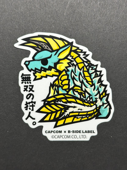 Capcom B Side Sticker B-SIDE LABEL Collab Sticker - Capcom - Monster Hunter - Zinogre – eye ...