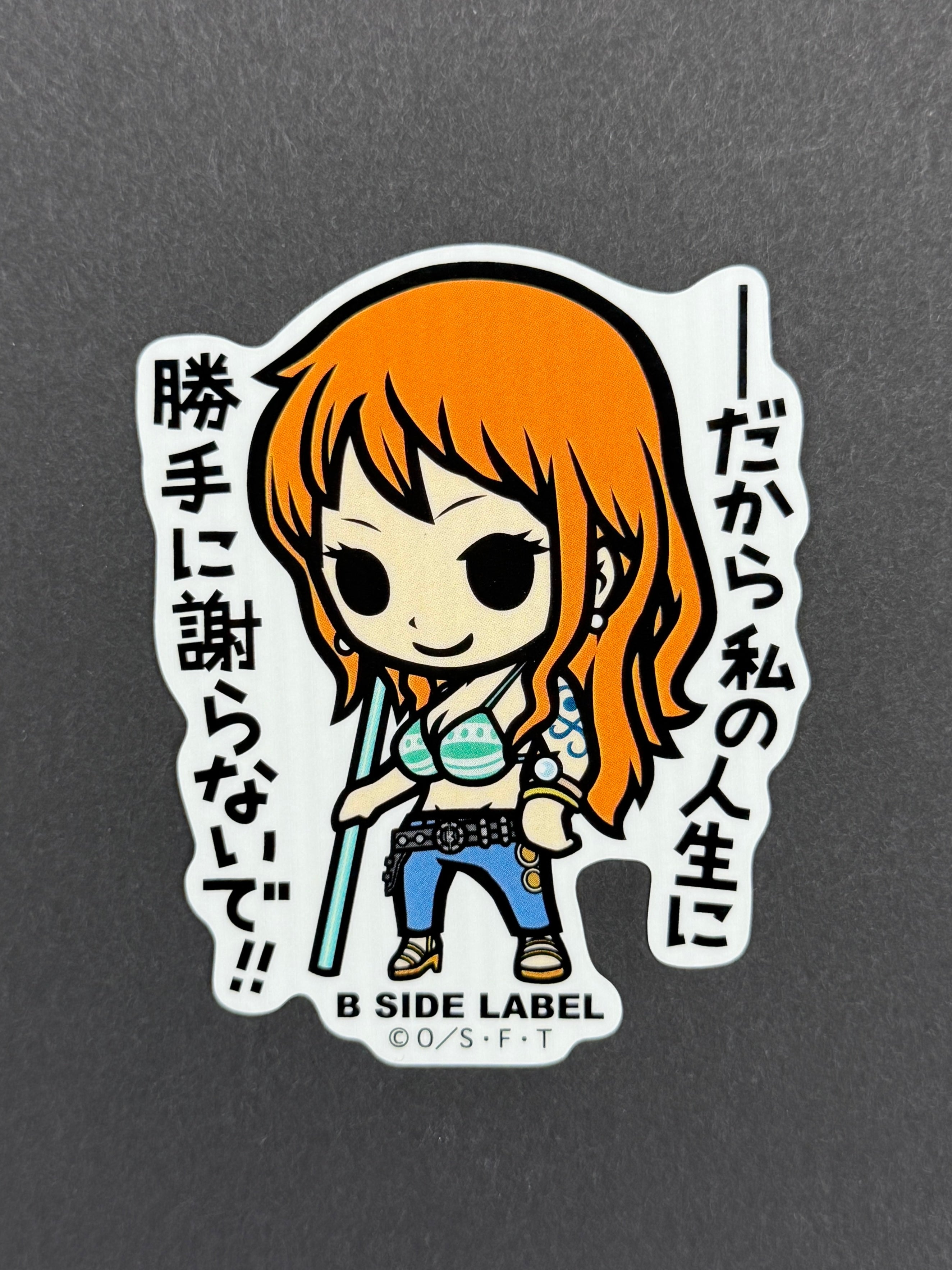 B-SIDE LABEL Collab Sticker - One Piece - Nami (Sabaody) – eye hunt Legends