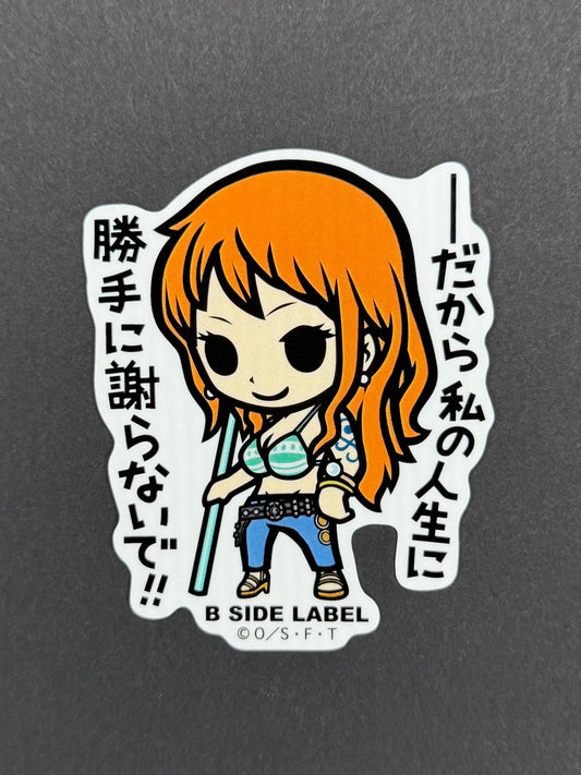 B-SIDE LABEL Collab Sticker - One Piece - Nami (Sabaody)