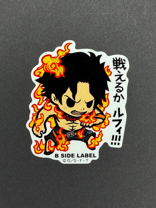 One Piece - Ace - B-Side Label Collab Sticker