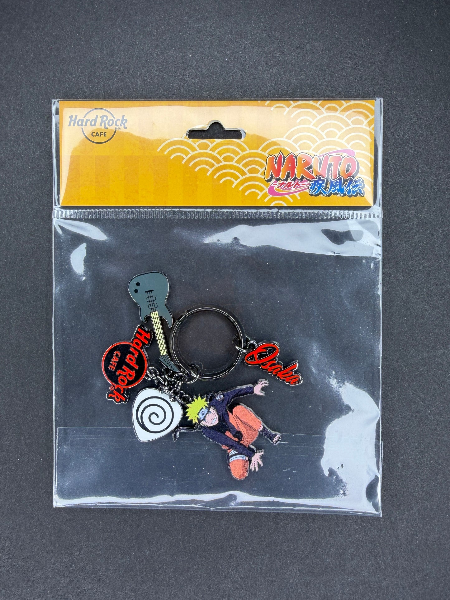 Naruto Shippuden x Hard Rock Cafe Osaka Keychain