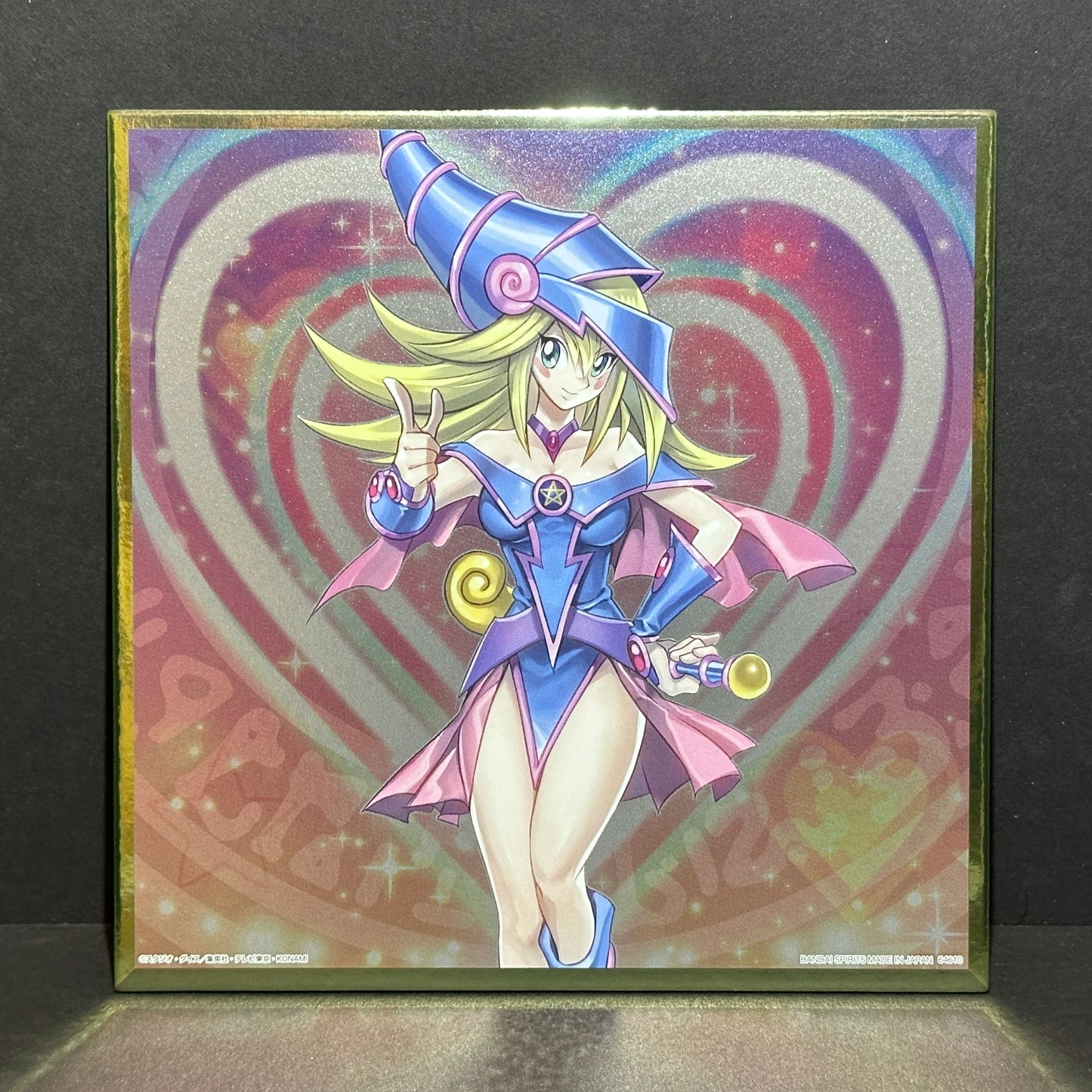 Yu-Gi-Oh! Ichibankuji Series Vol. 4 “H” Prize - Metallic Colored Paper (Shikishi) - Dark Magician Girl