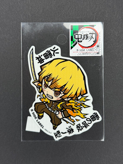 B-SIDE LABEL Collab Sticker - Demon Slayer - Zenitsu (Infinity Castle)