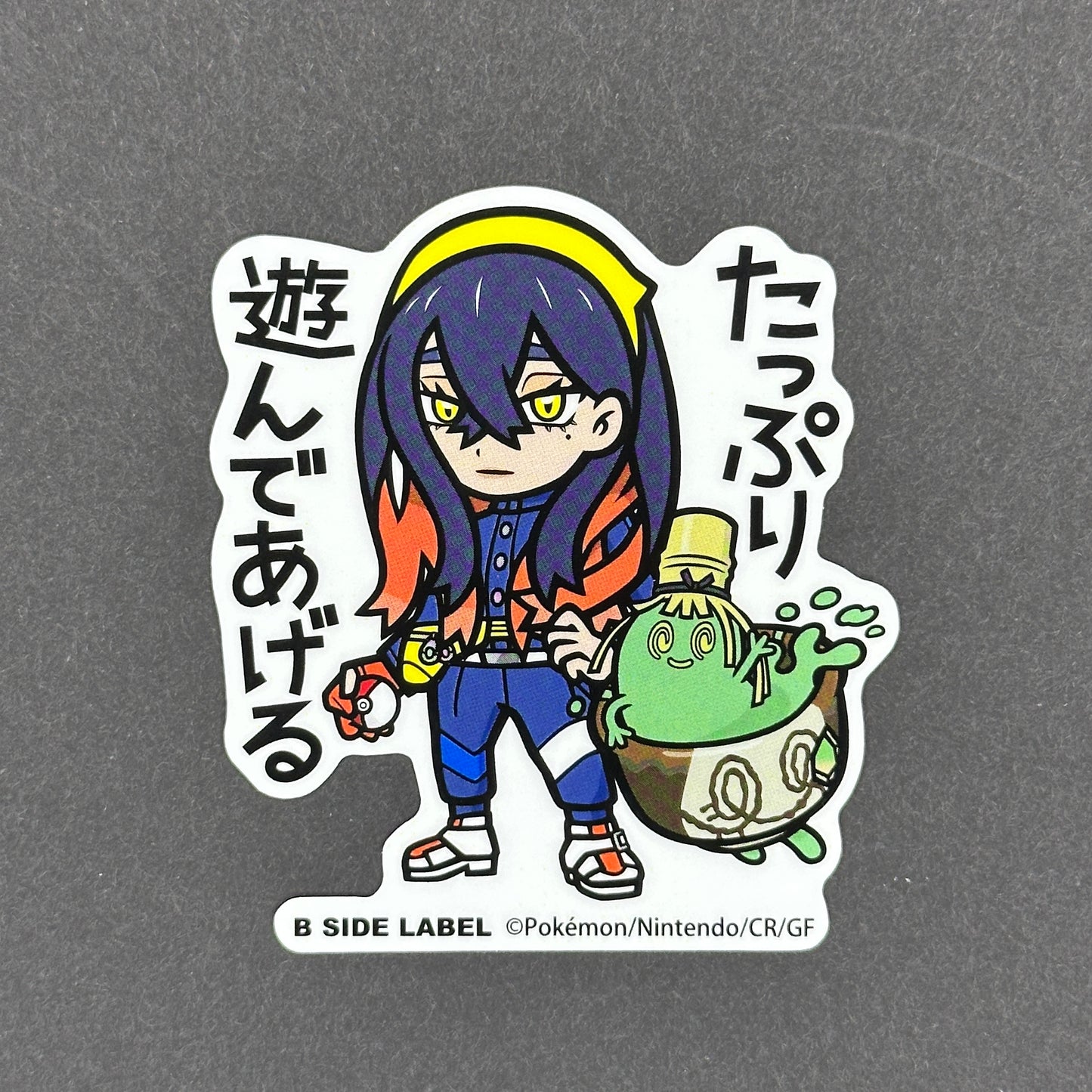 Pokémon - Carmine & Sinistcha - B-Side Label Collab Sticker