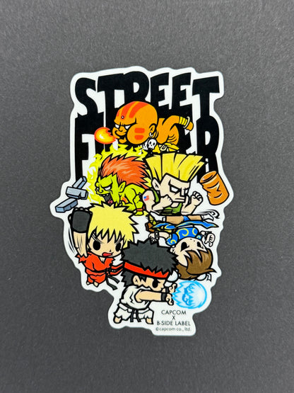 B-SIDE LABEL Collab Sticker - Capcom - Street Fighter - Assemble
