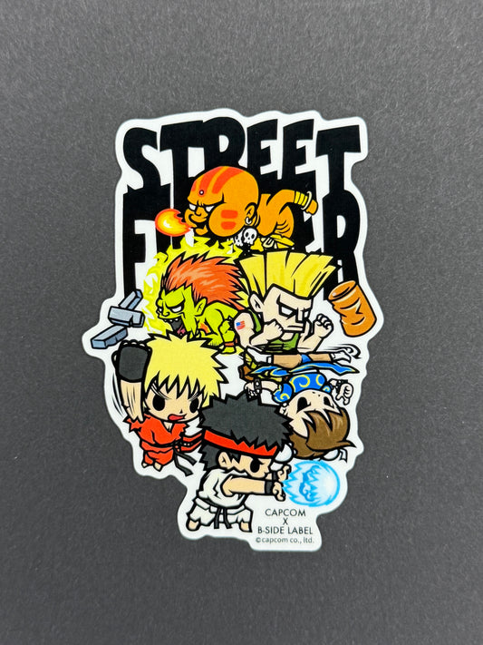 B-SIDE LABEL Collab Sticker - Capcom - Street Fighter - Assemble