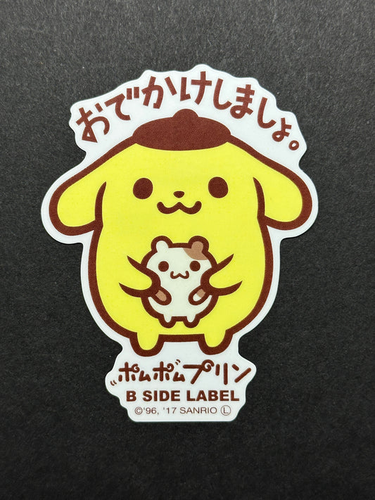 Sanrio Characters - Pompompurin - B-Side Label Collab Sticker