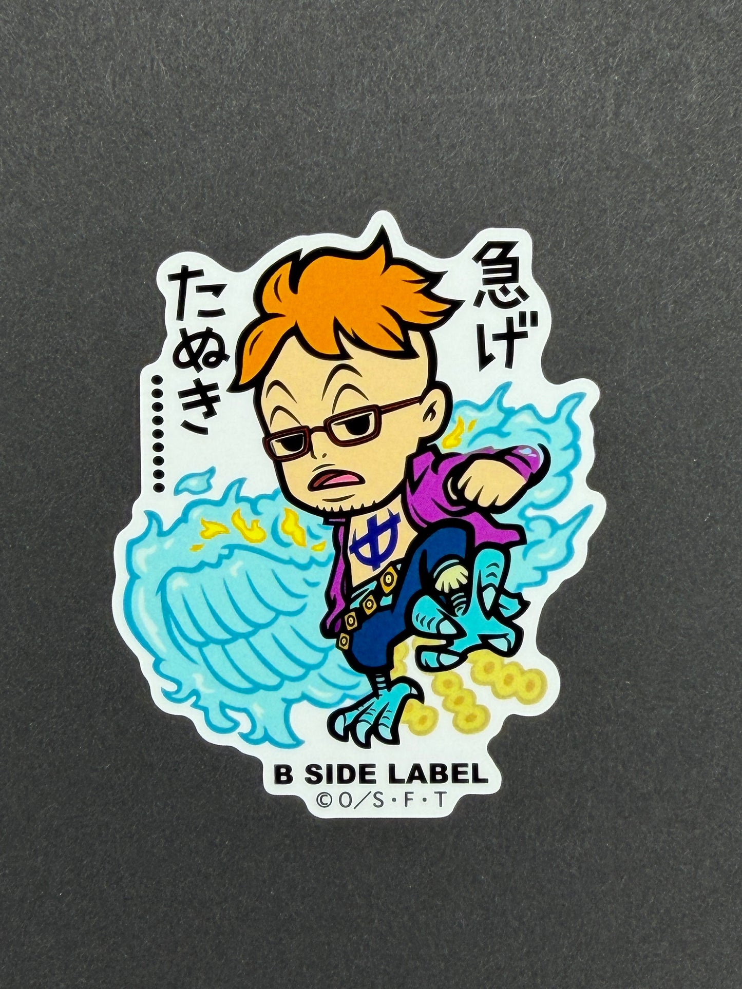 B-SIDE LABEL Collab Sticker - One Piece - Marco (Half Phoenix Form)