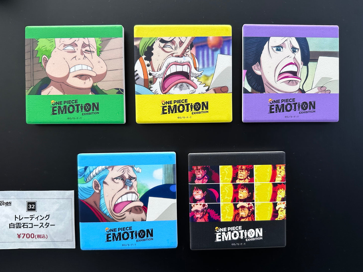 One Piece Emotion Exhibition - Trading Dolomite Coaster (Blind Box)