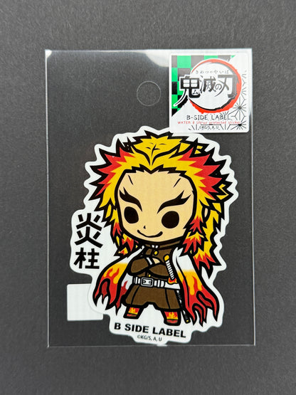 B-SIDE LABEL Collab Sticker - Demon Slayer - Kyojuro Rengoku