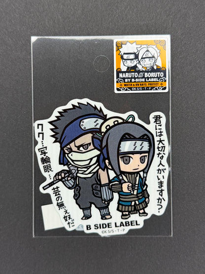 B-SIDE LABEL Collab Sticker - Naruto/Boruto - Zabuza & Haku
