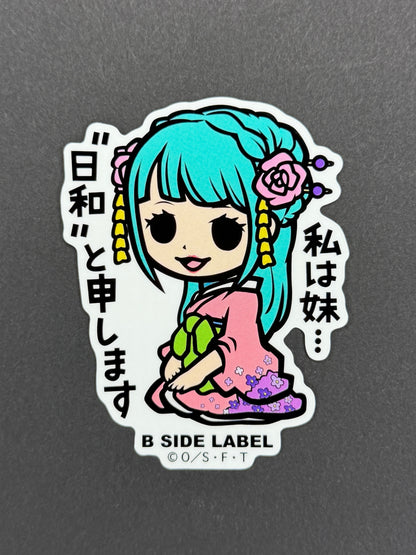 B-SIDE LABEL Collab Sticker - One Piece - Kouzuki Hiyori