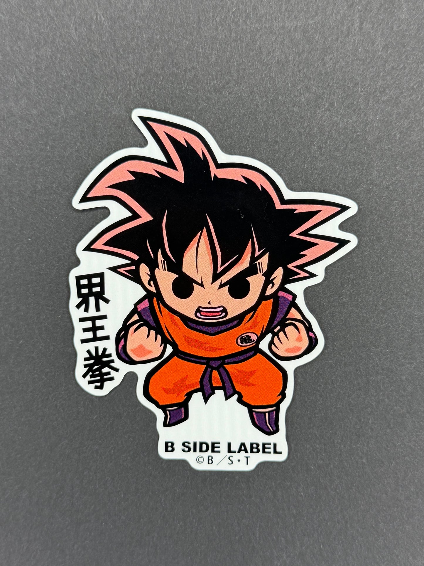 B-SIDE LABEL Collab Sticker - Dragonball Z - Goku (Kaioken)