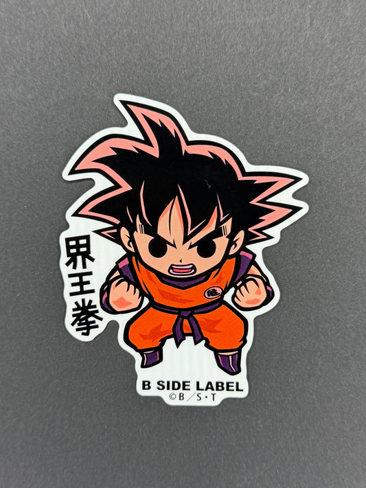 B-SIDE LABEL Collab Sticker - Dragonball Z - Goku (Kaioken)