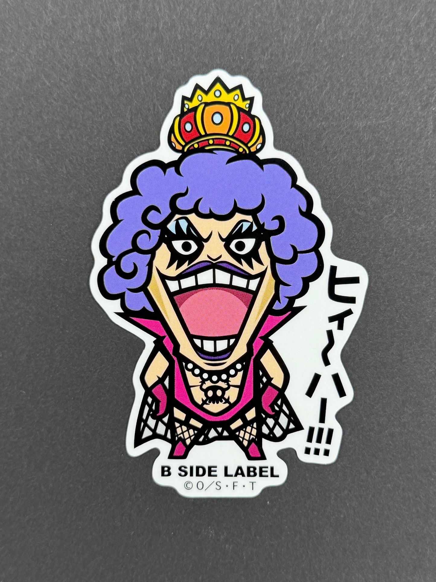 B-SIDE LABEL Collab Sticker - One Piece - Emporio Ivankov