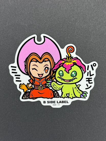 B-SIDE LABEL Collab Sticker - Digimon Adventure - Mimi & Palmon