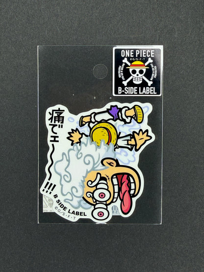 One Piece - Monkey D. Luffy (Gear 5 - "It Hurts!!!") - B-Side Label Collab Sticker