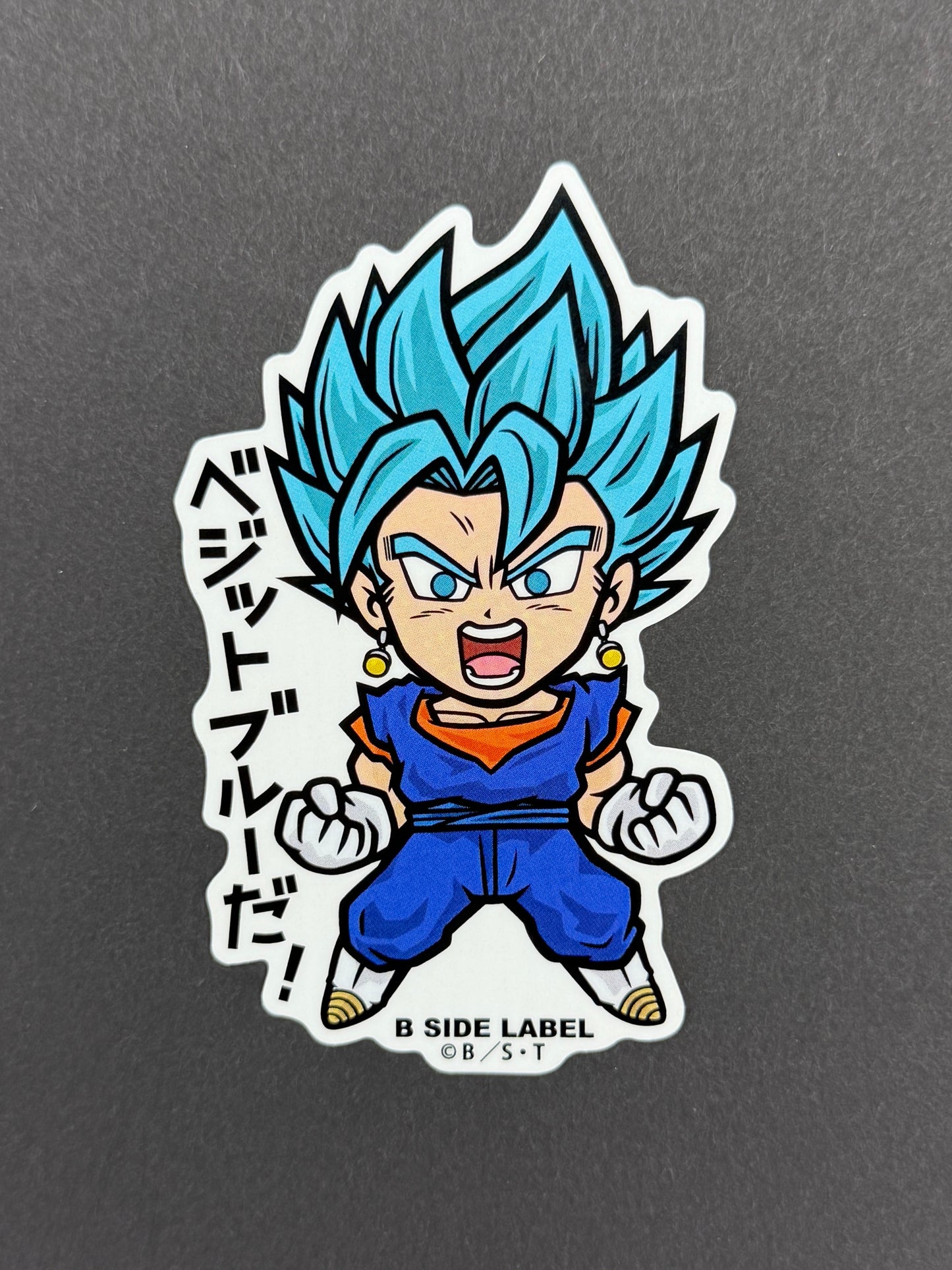 B-SIDE LABEL Collab Sticker - Dragonball Super - Super Saiyan God Super Saiyan Vegito