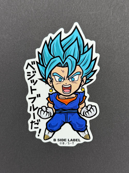 B-SIDE LABEL Collab Sticker - Dragonball Super - Super Saiyan God Super Saiyan Vegito