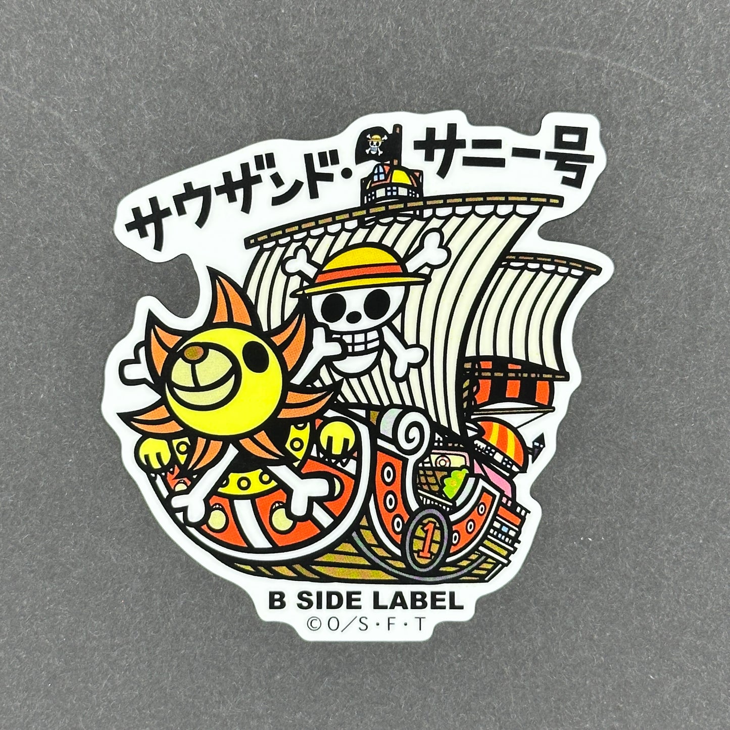 One Piece - Thousand Sunny - B-Side Label Collab Sticker
