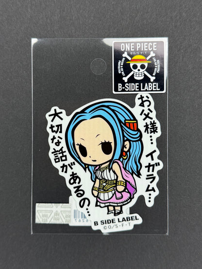 B-SIDE LABEL Collab Sticker - One Piece - Nefetari Vivi (Arabasta)