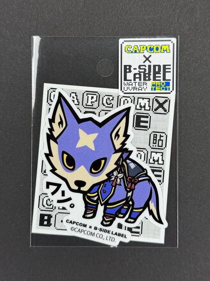 B-SIDE LABEL Collab Sticker - Capcom - Monster Hunter - Palamute