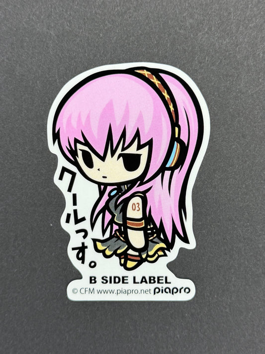 B-SIDE LABEL Collab Sticker - Hatsune Miku - Megurine Luka