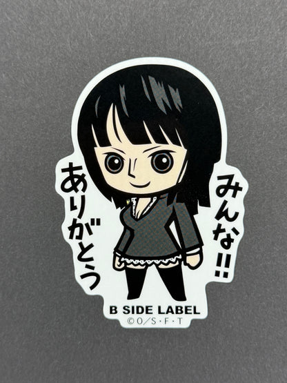 B-SIDE LABEL Collab Sticker - One Piece - Nico Robin (Water 7)
