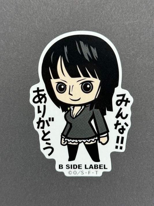 B-SIDE LABEL Collab Sticker - One Piece - Nico Robin (Water 7)