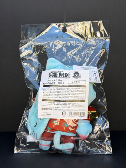 One Piece Mugiwara Store - One Piece with Cat Mascot Plush with Eye Mask - Franky