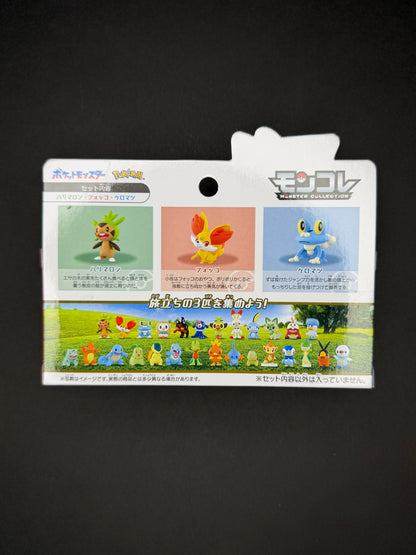 Takara Tomy Pokémon Monster Collection - 30th Anniversary - Three Starters (Kalos Region)