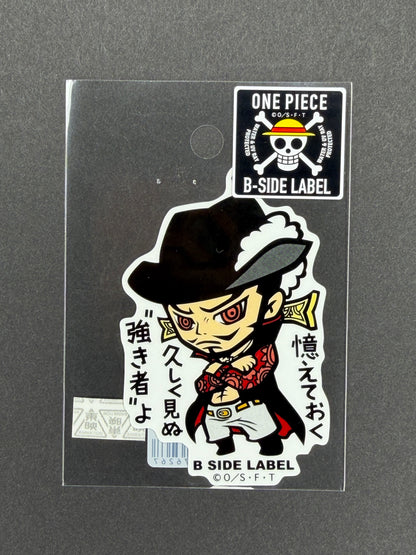 One Piece - Dracule Mihawk - B-Side Label Collab Sticker