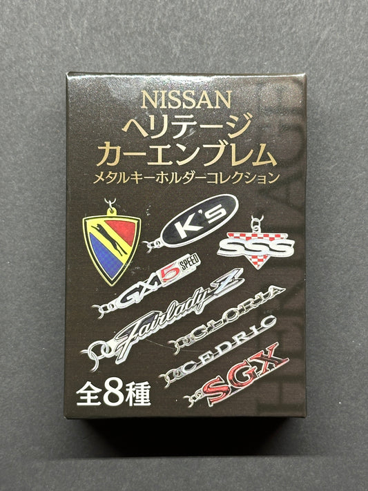 Nissan Heritage Car Emblem Metal Keyholder Collection (Blind Box)