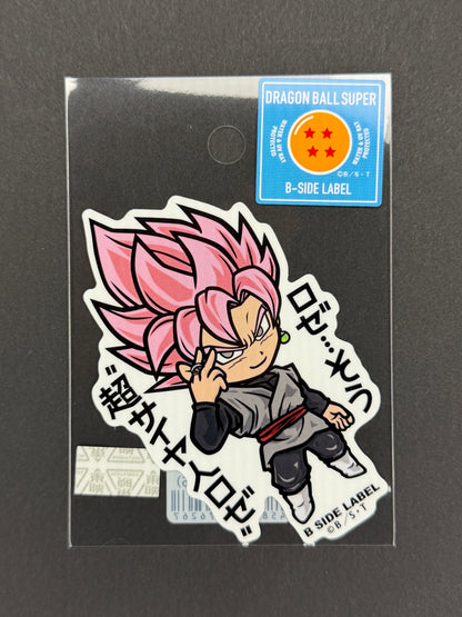 B-SIDE LABEL Collab Sticker - Dragonball Super - Super Saiyan Rose Goku Black