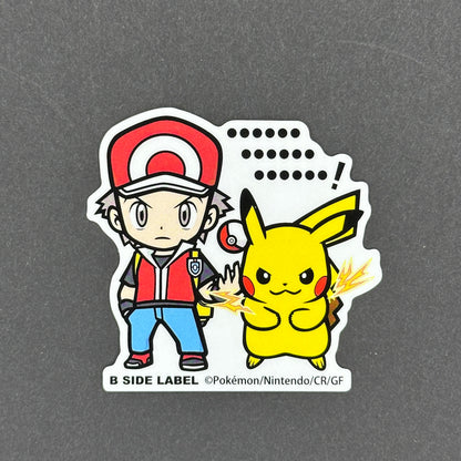 Pokémon - Red & Pikachu - B-Side Label Collab Sticker