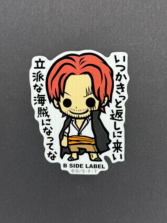 B-SIDE LABEL Collab Sticker - One Piece - Shanks (Romance Dawn)