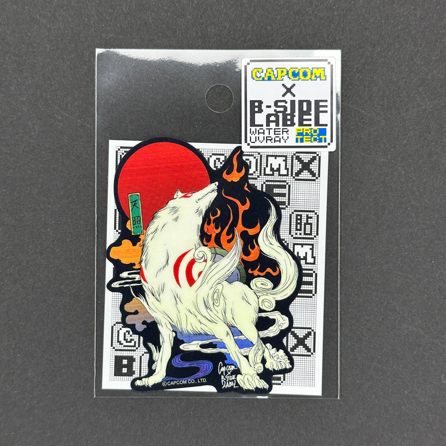 Capcom Street Fighter - Okami - B-Side Label Collab Sticker