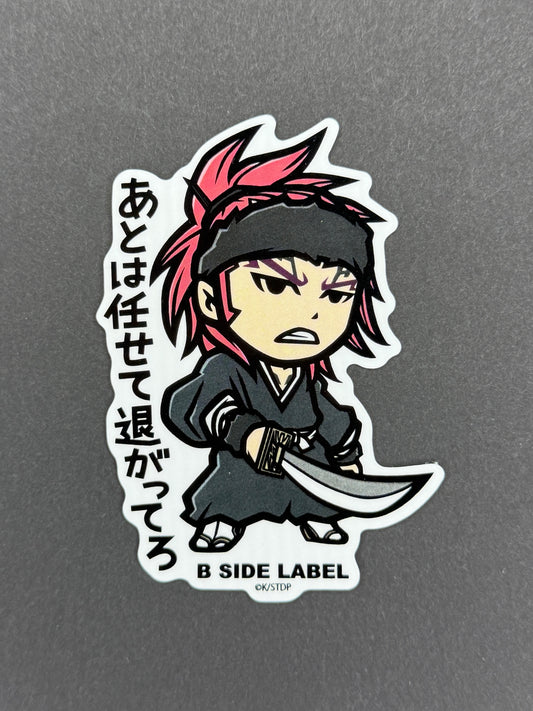 B-SIDE LABEL Collab Sticker - Bleach: Thousand-Year Blood War - Renji